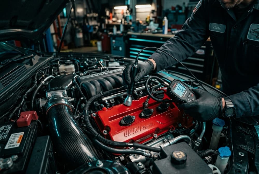 Illustration: Engine Bay Inspection